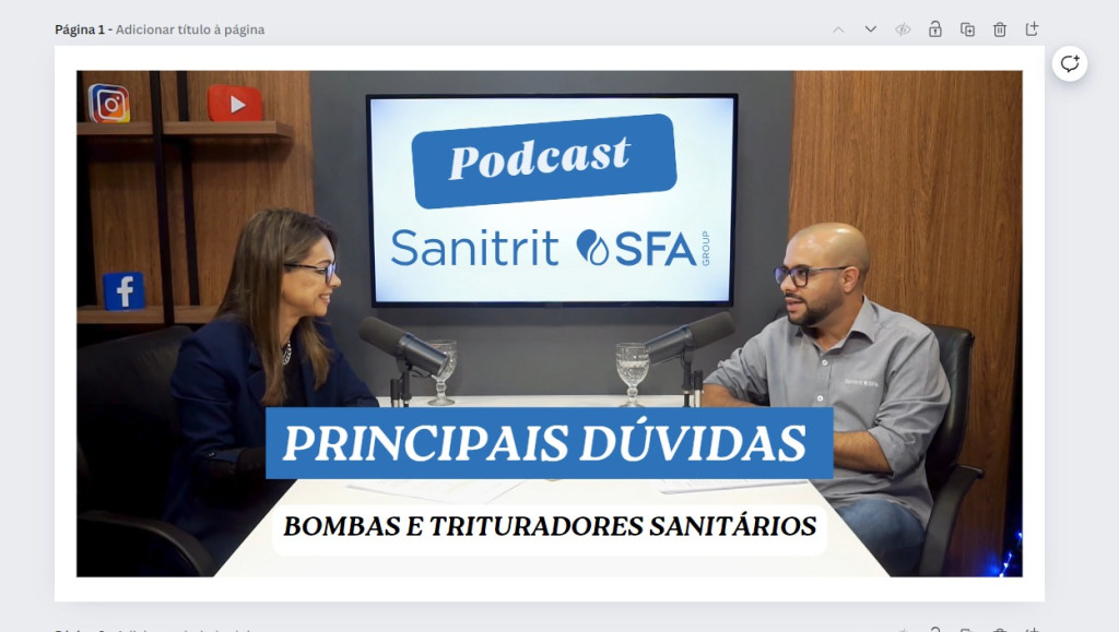 Descubra nosso podcast para saber absolutamente tudo sobre as bombas e trituradores sanitários Sanitrit